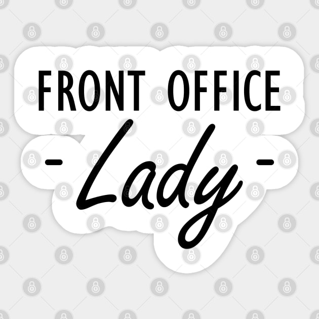 School Secretary - Front Office Lady Sticker by KC Happy Shop